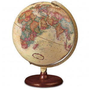 Three Posts Traditional World Globe THPS8549